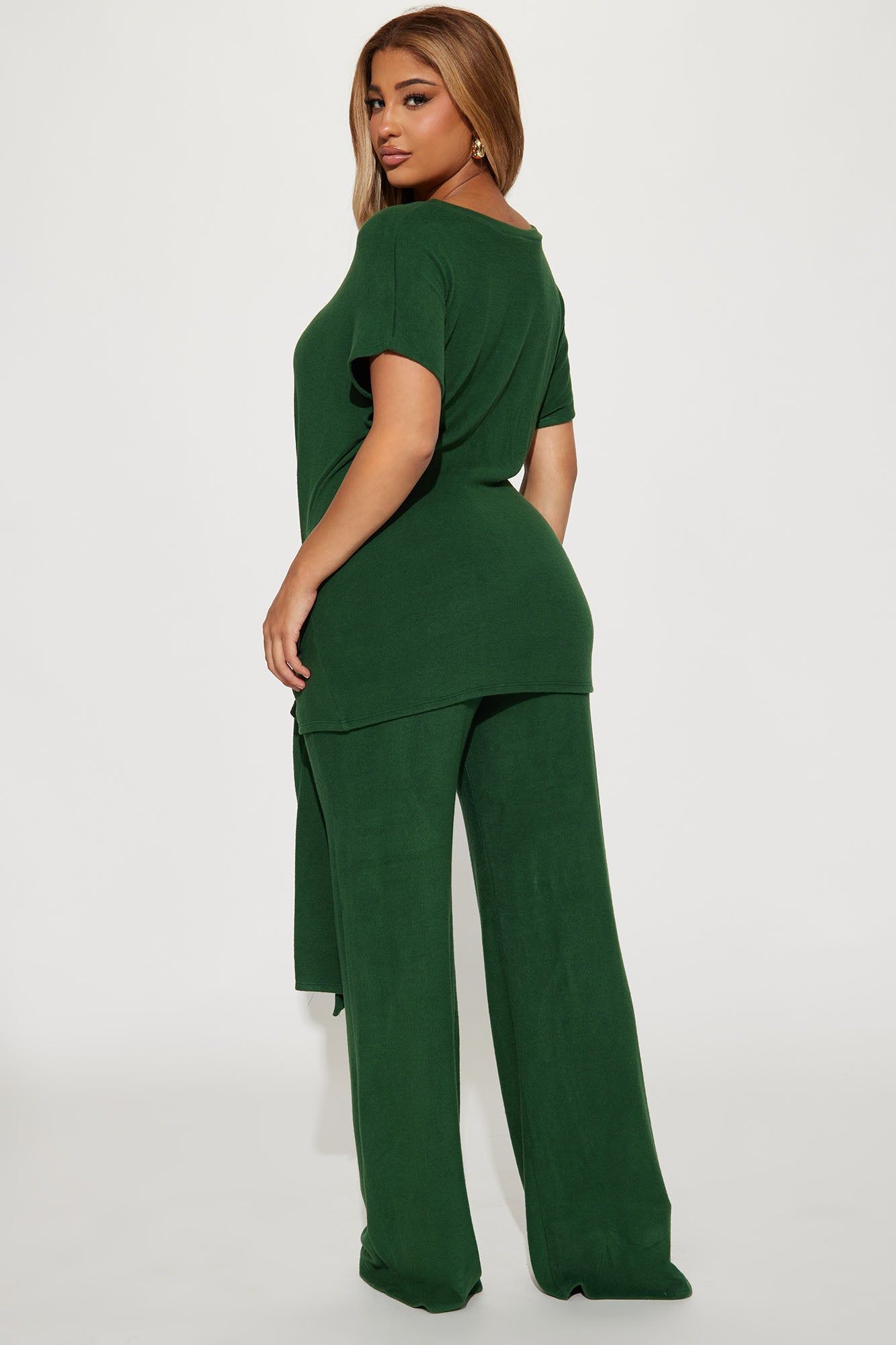 Mara Tie Waist Pant Set - Hunter sold by Fashion Nova product image thumbnail 3