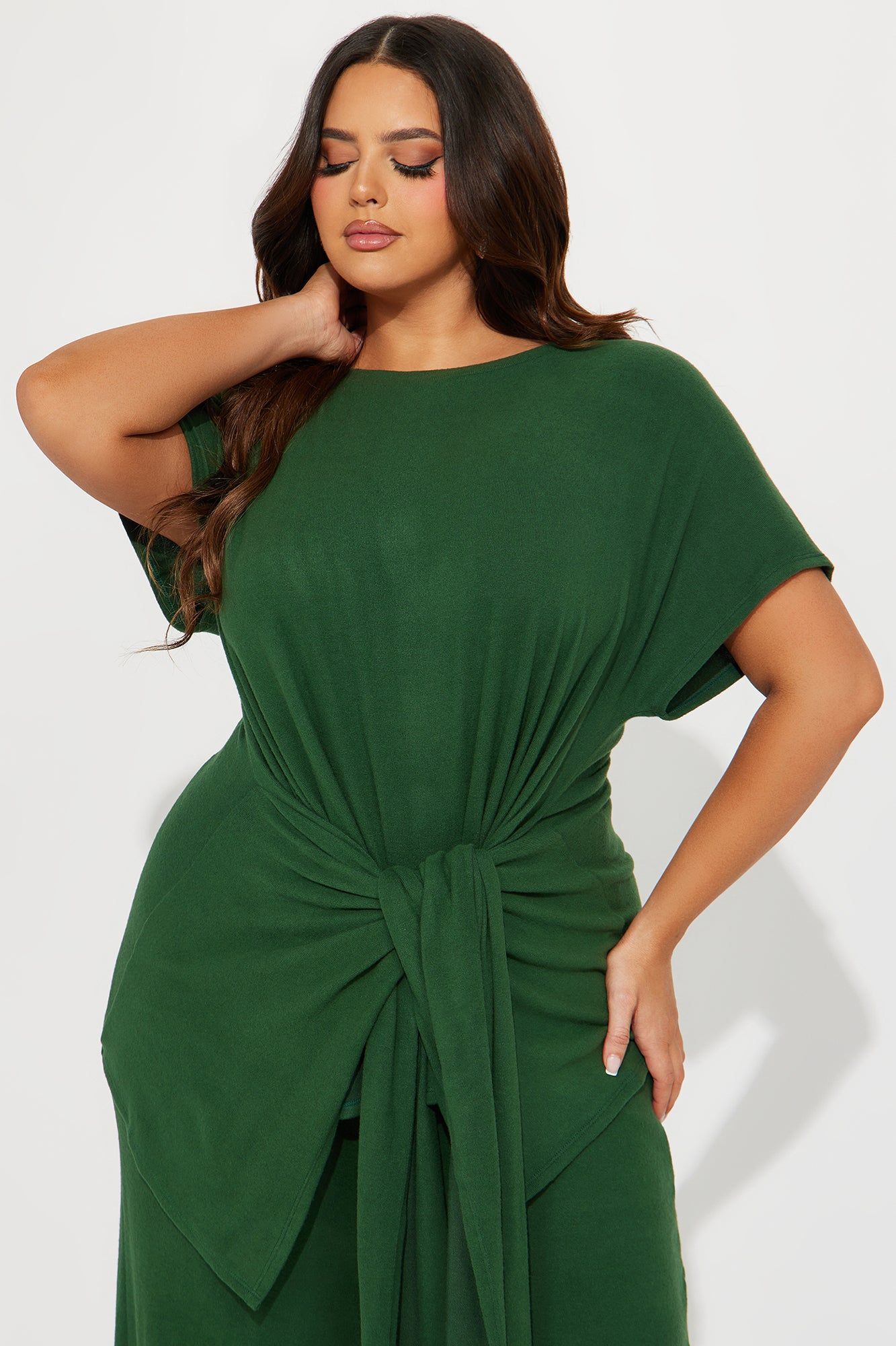 Mara Tie Waist Pant Set - Hunter sold by Fashion Nova product image thumbnail 5