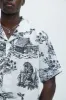 Pagoda Shirt - Black/White sold by Fashion Nova