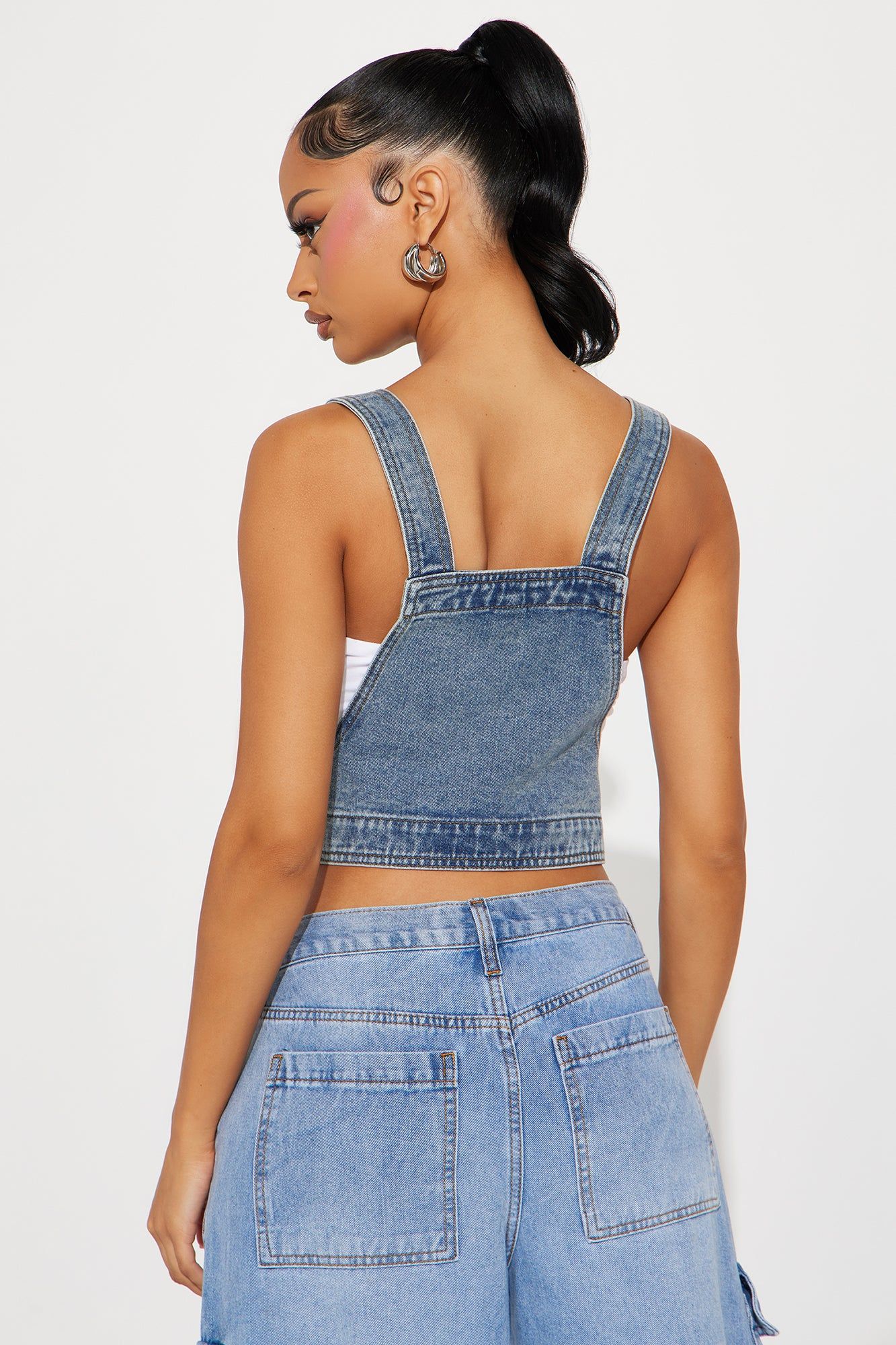 Southern Belle Denim Top - Light Wash sold by Fashion Nova product image thumbnail 3