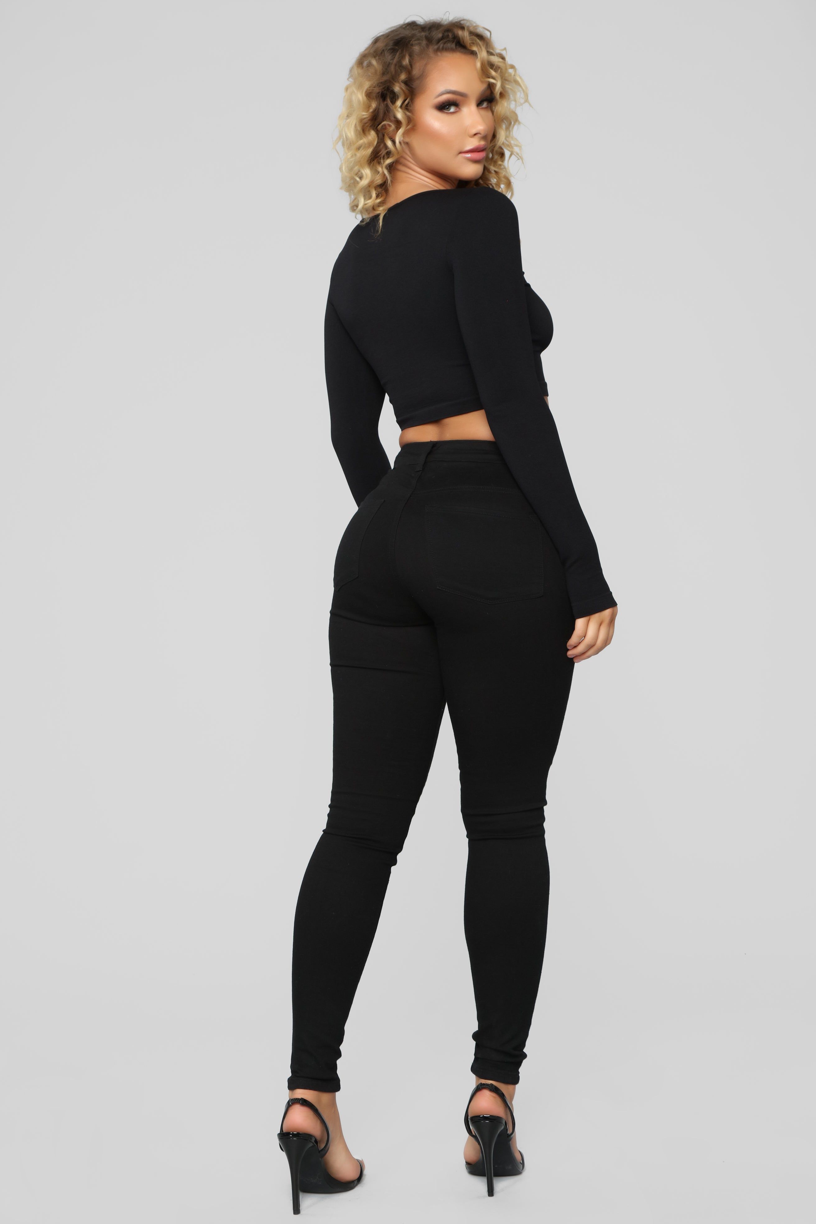 Ariana Crop Top - Black sold by Fashion Nova product image thumbnail 5