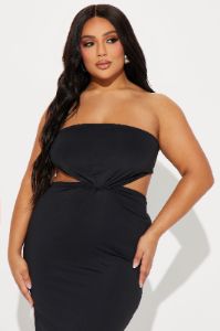 Living Lively Maxi Dress - Black sold by Fashion Nova
