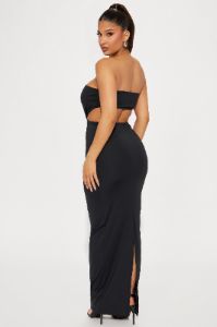 Living Lively Maxi Dress - Black sold by Fashion Nova