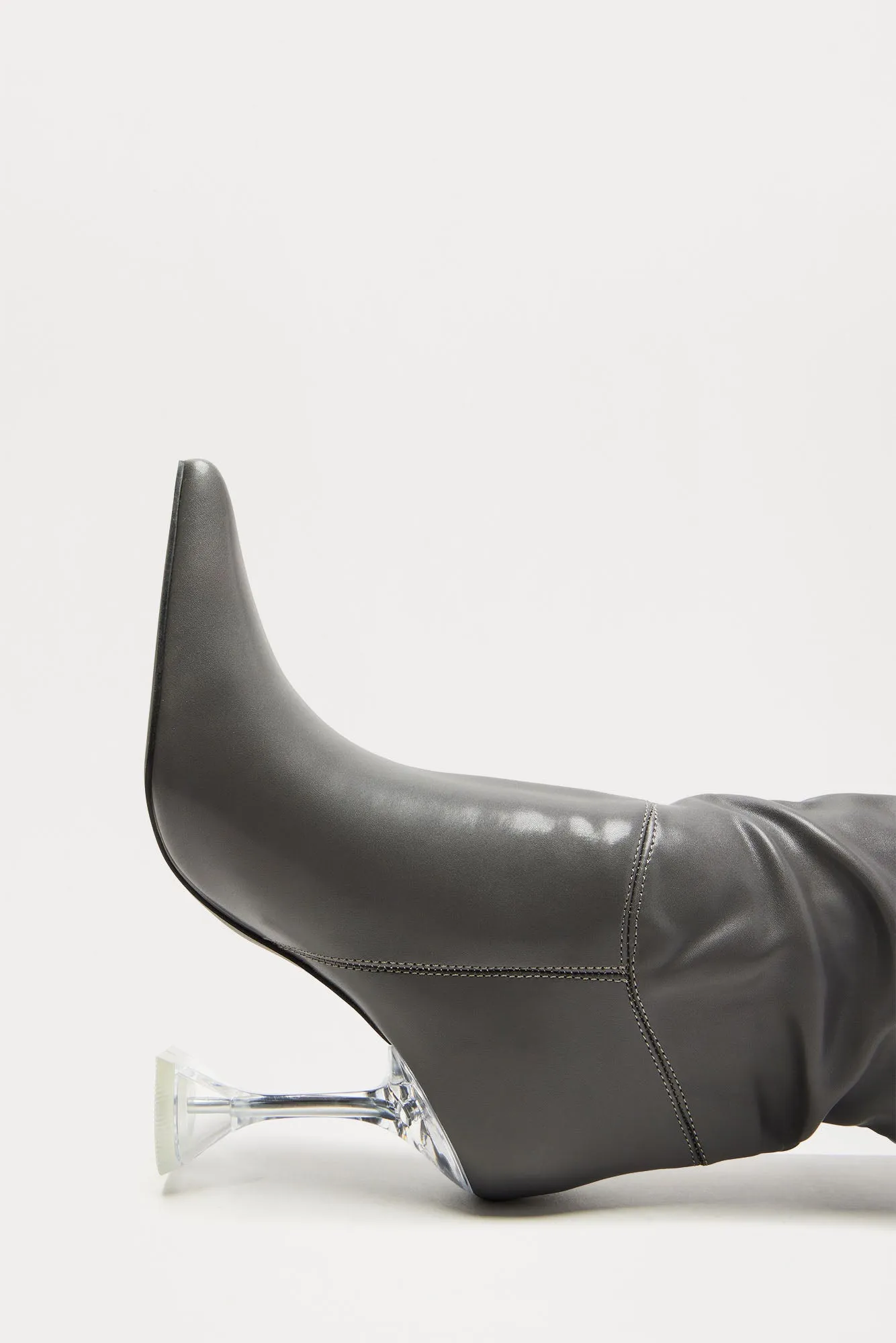 Cyrus Knee High Boots - Grey sold by Fashion Nova product image thumbnail 5