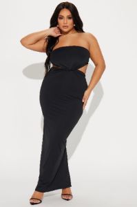 Living Lively Maxi Dress - Black sold by Fashion Nova