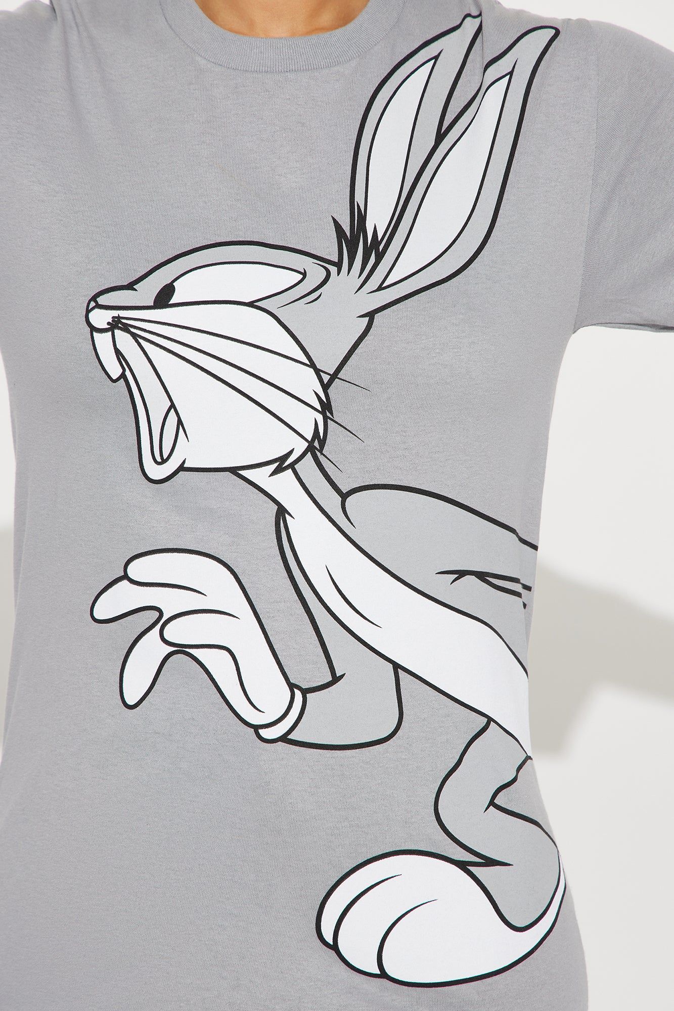 Bugs Bunny Jumbo Print Graphic Tee - Grey sold by Fashion Nova product image thumbnail 3