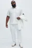 Bahamas Linen Classic Button Up Shirt - White sold by Fashion Nova