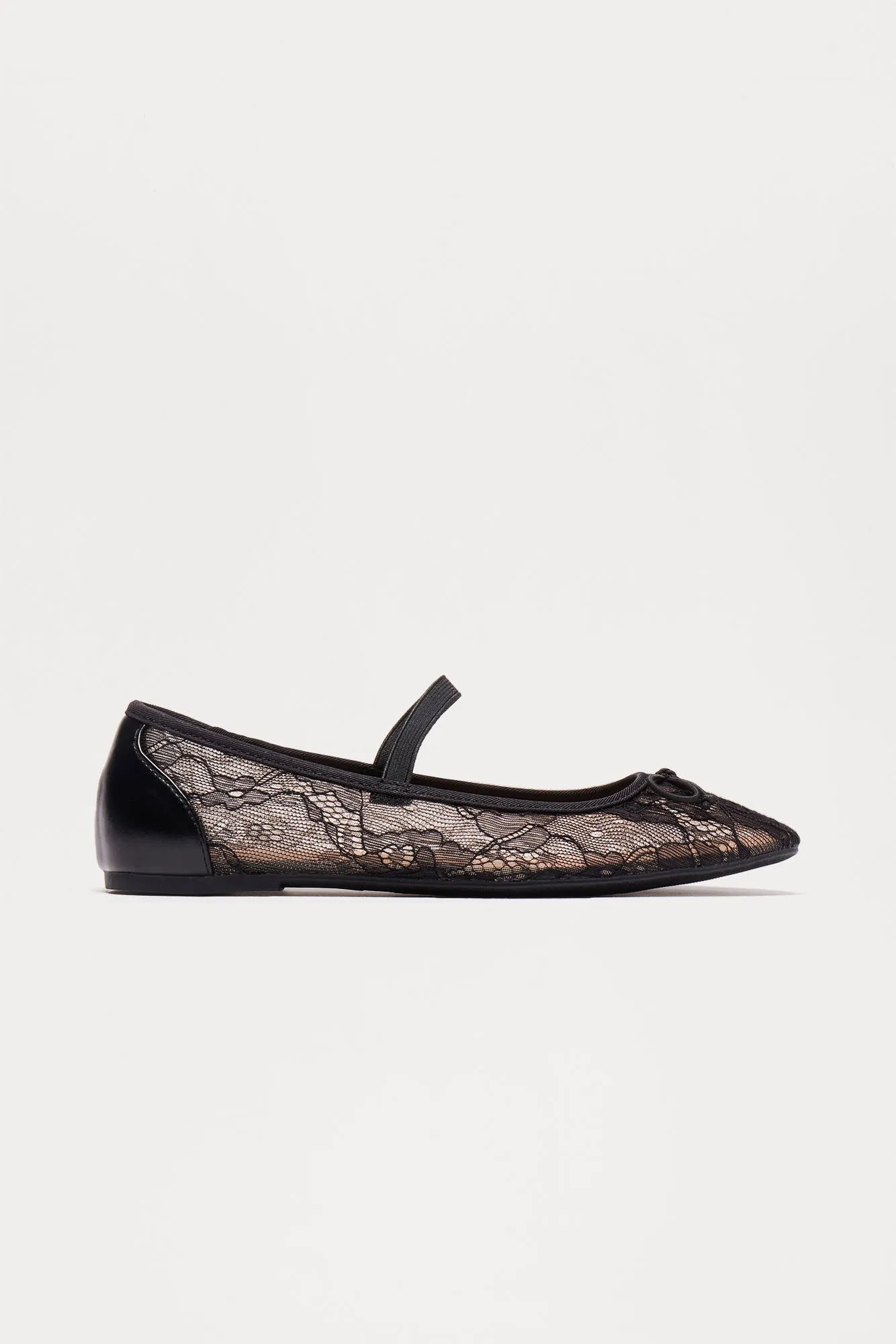 Merida Lace Ballet Flats - Black sold by Fashion Nova