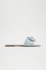 Spring Blossoms Tweed Sandals - Blue sold by Fashion Nova