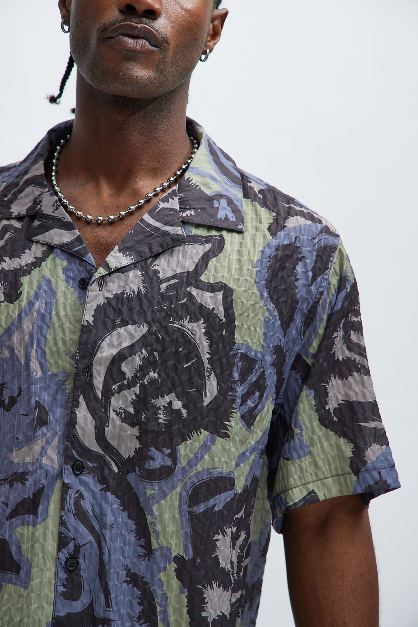 Static Textured Shirt - Black/combo sold by Fashion Nova product image thumbnail 3