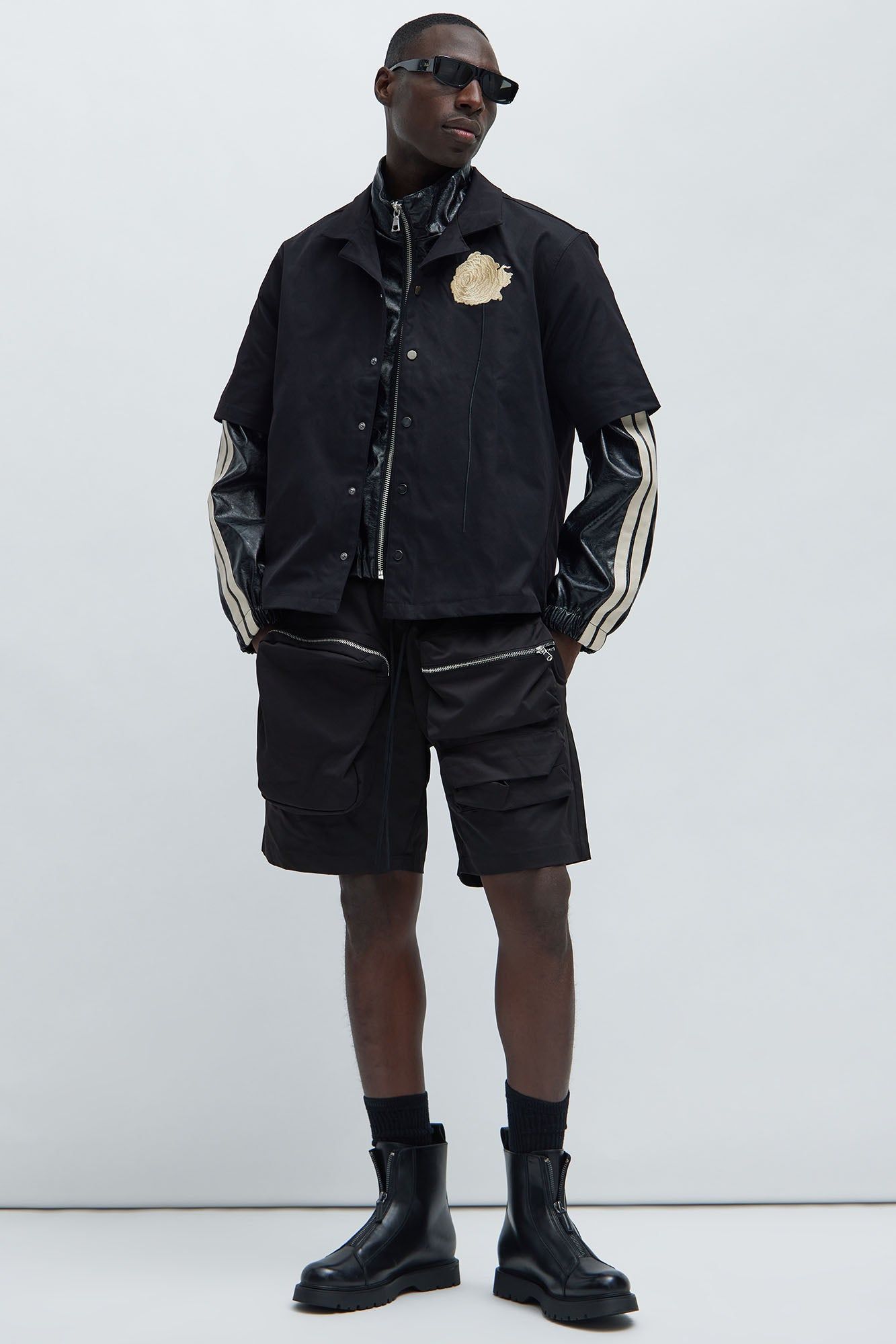 Jarvis Embroidered Shirt - Black sold by Fashion Nova product image thumbnail 2