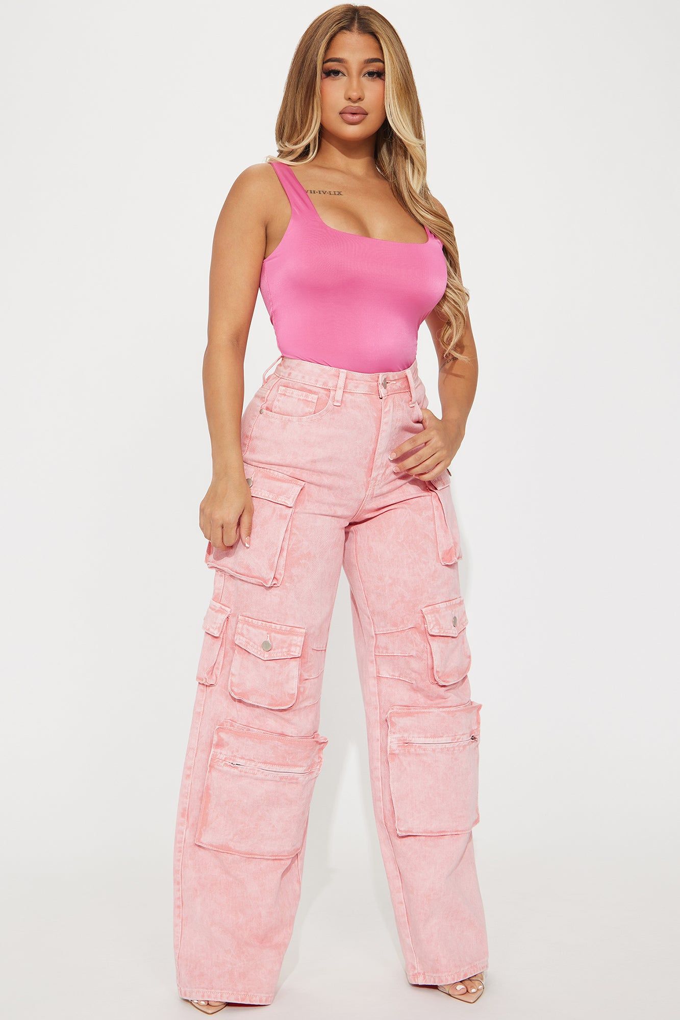 Kiara Double Lined Tank Top - Pink sold by Fashion Nova product image thumbnail 2