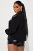 Star Studded Event Embellished Trucker Jacket - Black sold by Fashion Nova