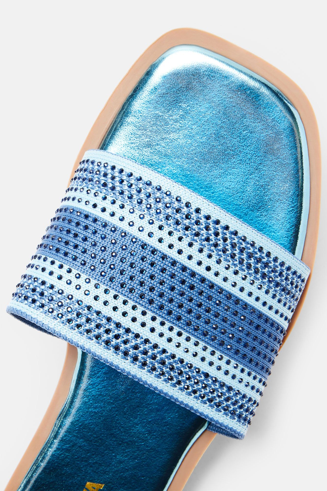 Official Girl Flat Sandals - Blue sold by Fashion Nova product image thumbnail 5