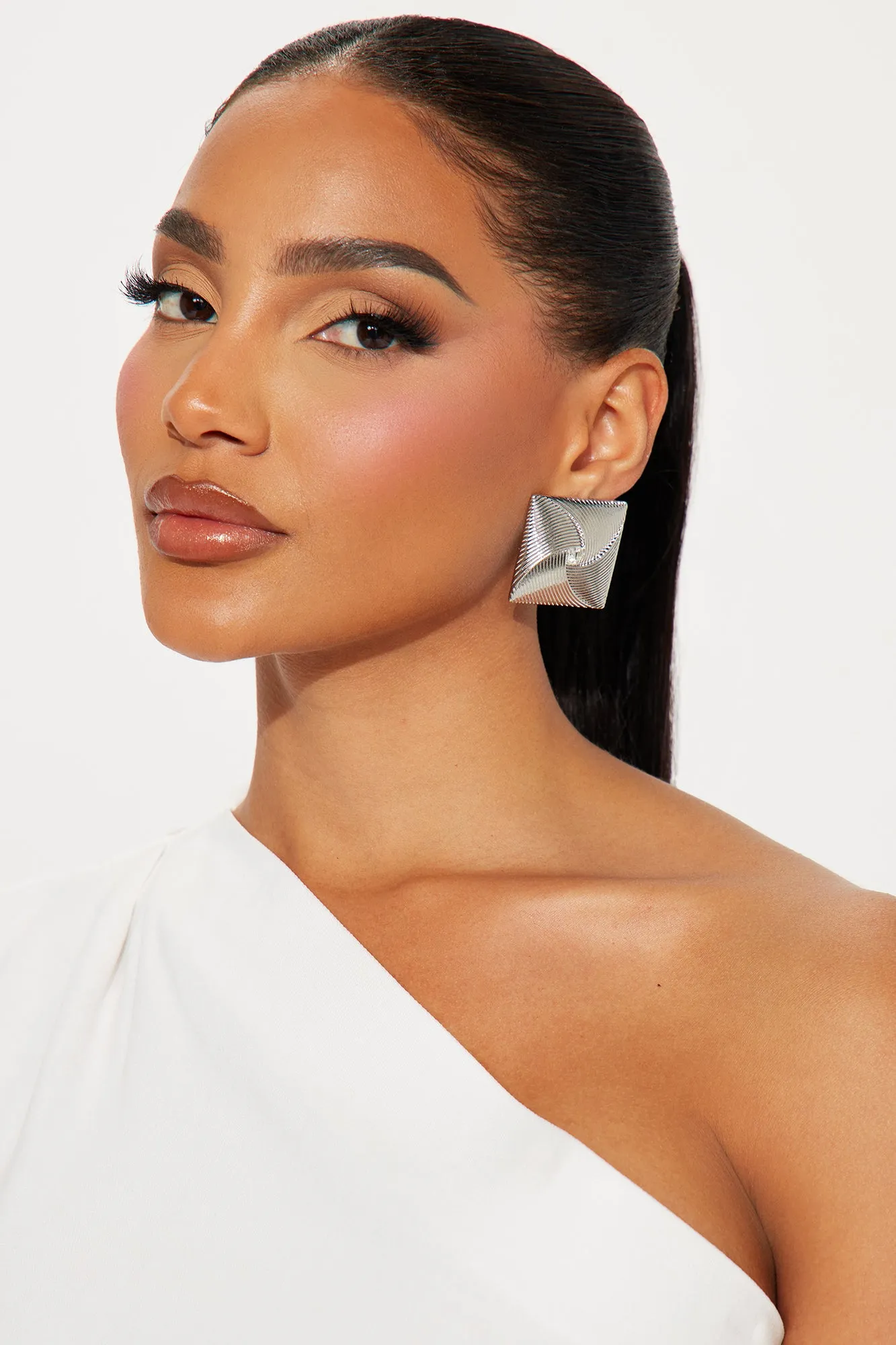 Vixen Vortex Earrings - Silver sold by Fashion Nova product image thumbnail 2