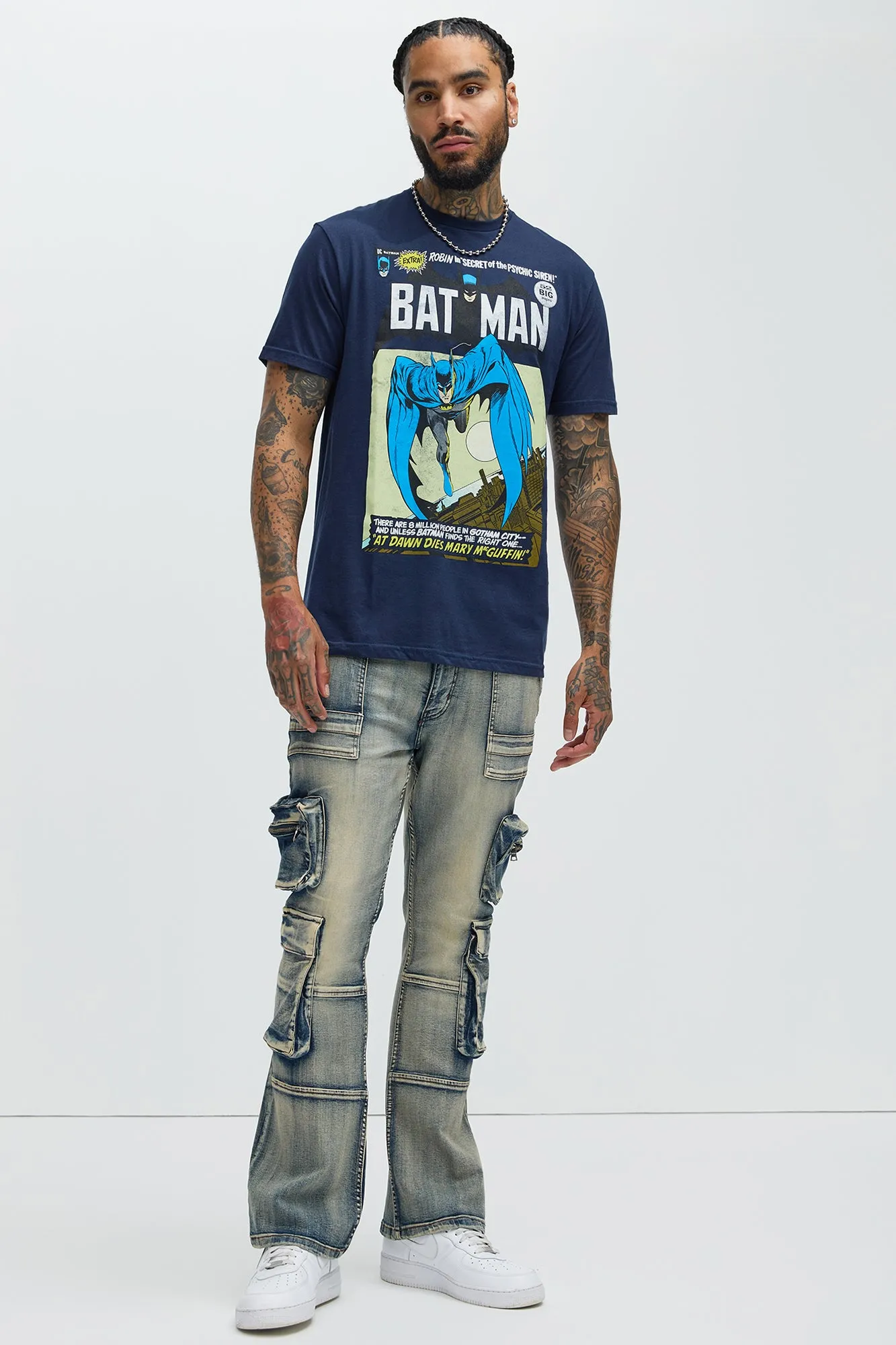 The Batman Comics Short Sleeve Tee - Navy sold by Fashion Nova product image thumbnail 3