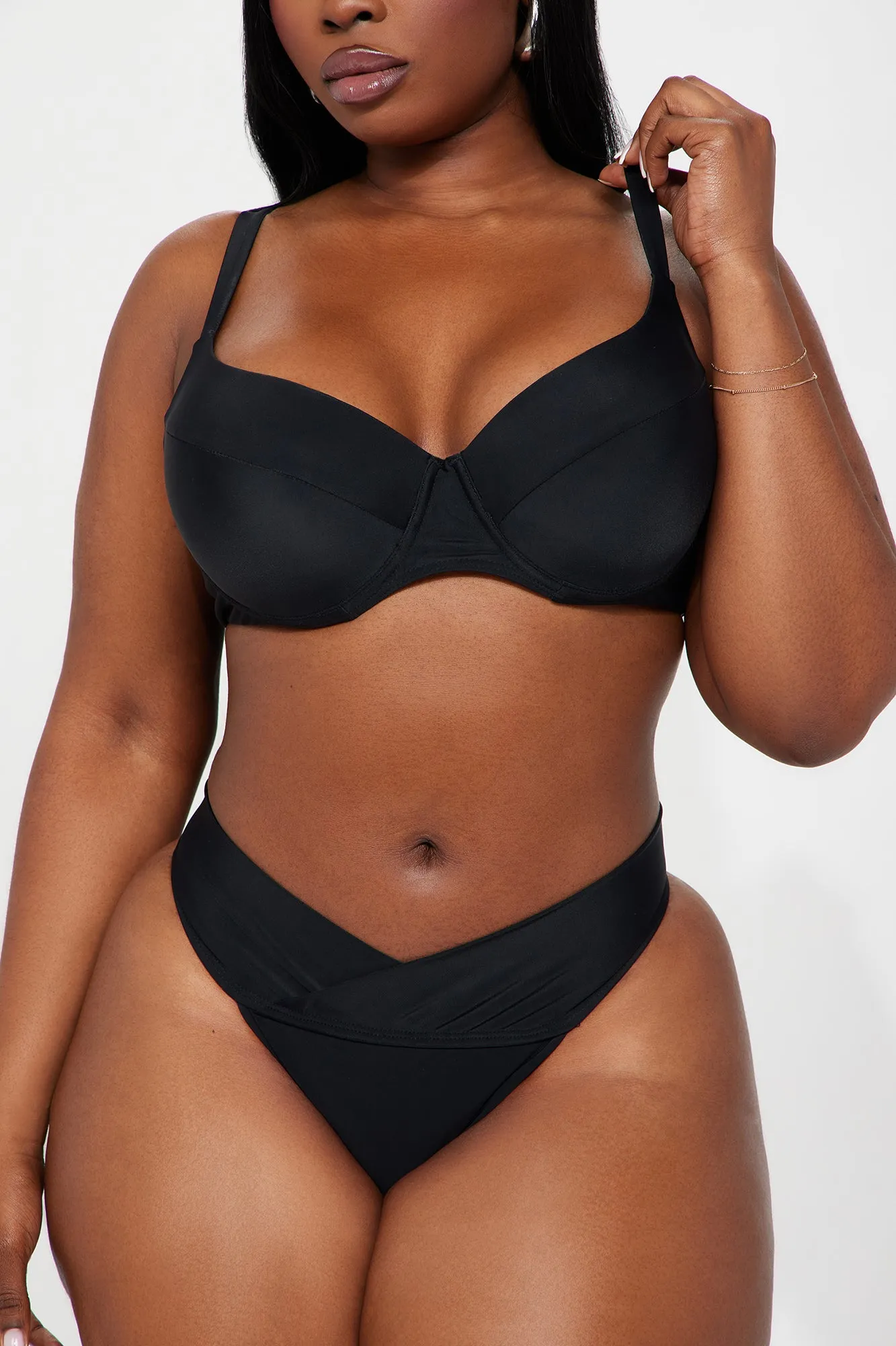 Capri Underwire 2 Piece Bikini - Black sold by Fashion Nova product image thumbnail 5