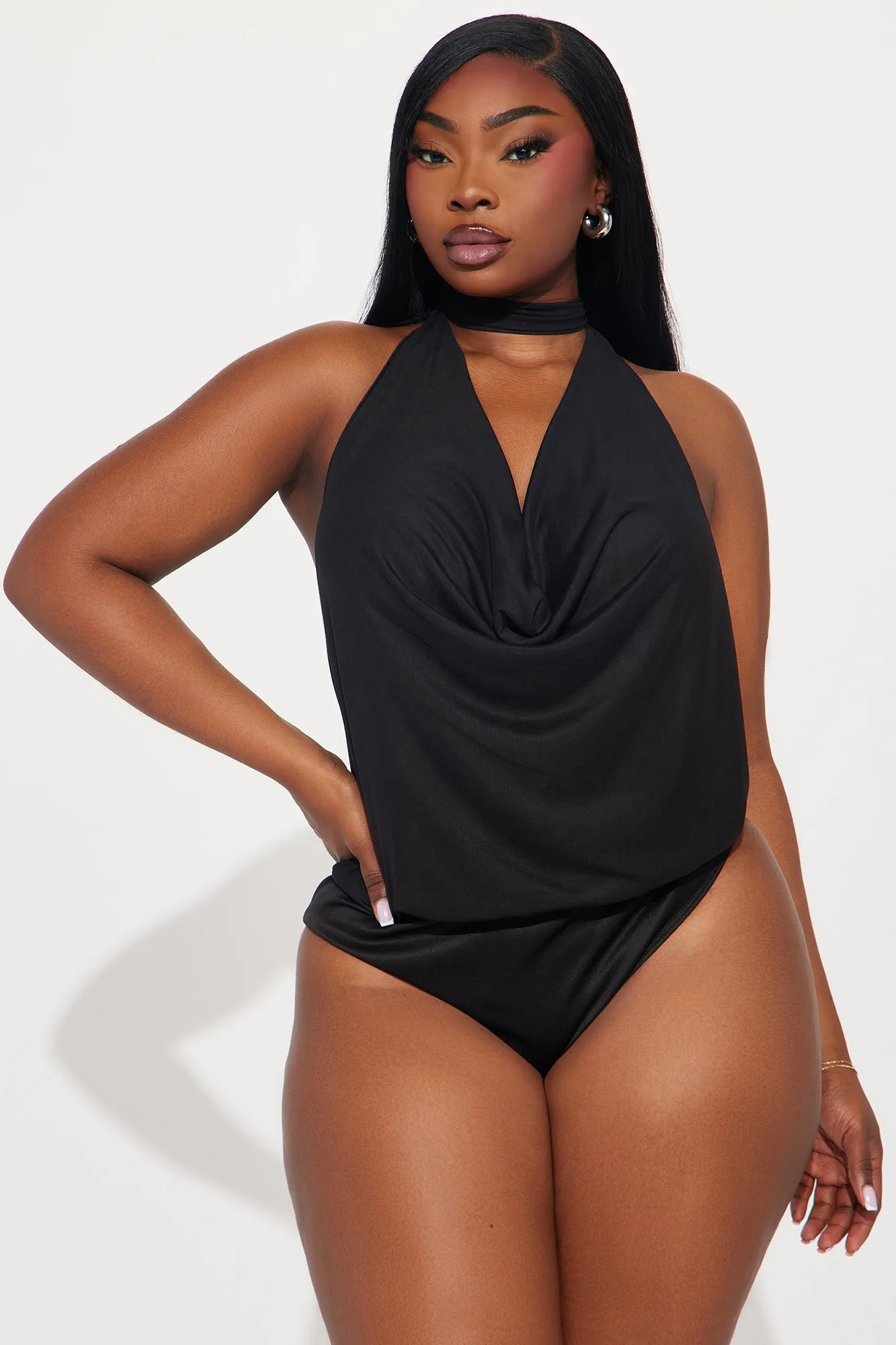 Manori Mesh Bodysuit - Black sold by Fashion Nova product image thumbnail 5