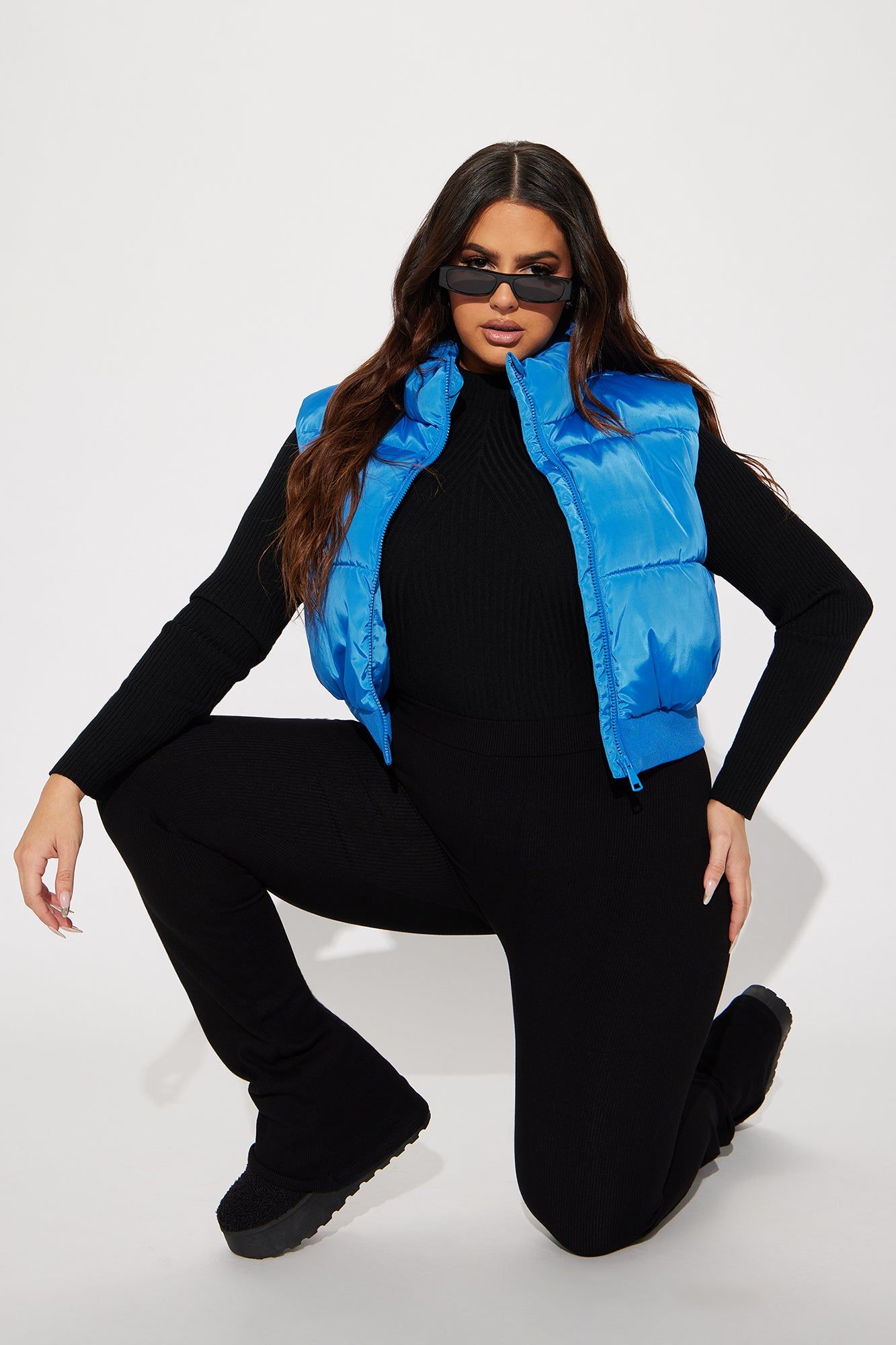 Winter Date Puffer Vest - Royal sold by Fashion Nova product image thumbnail 5