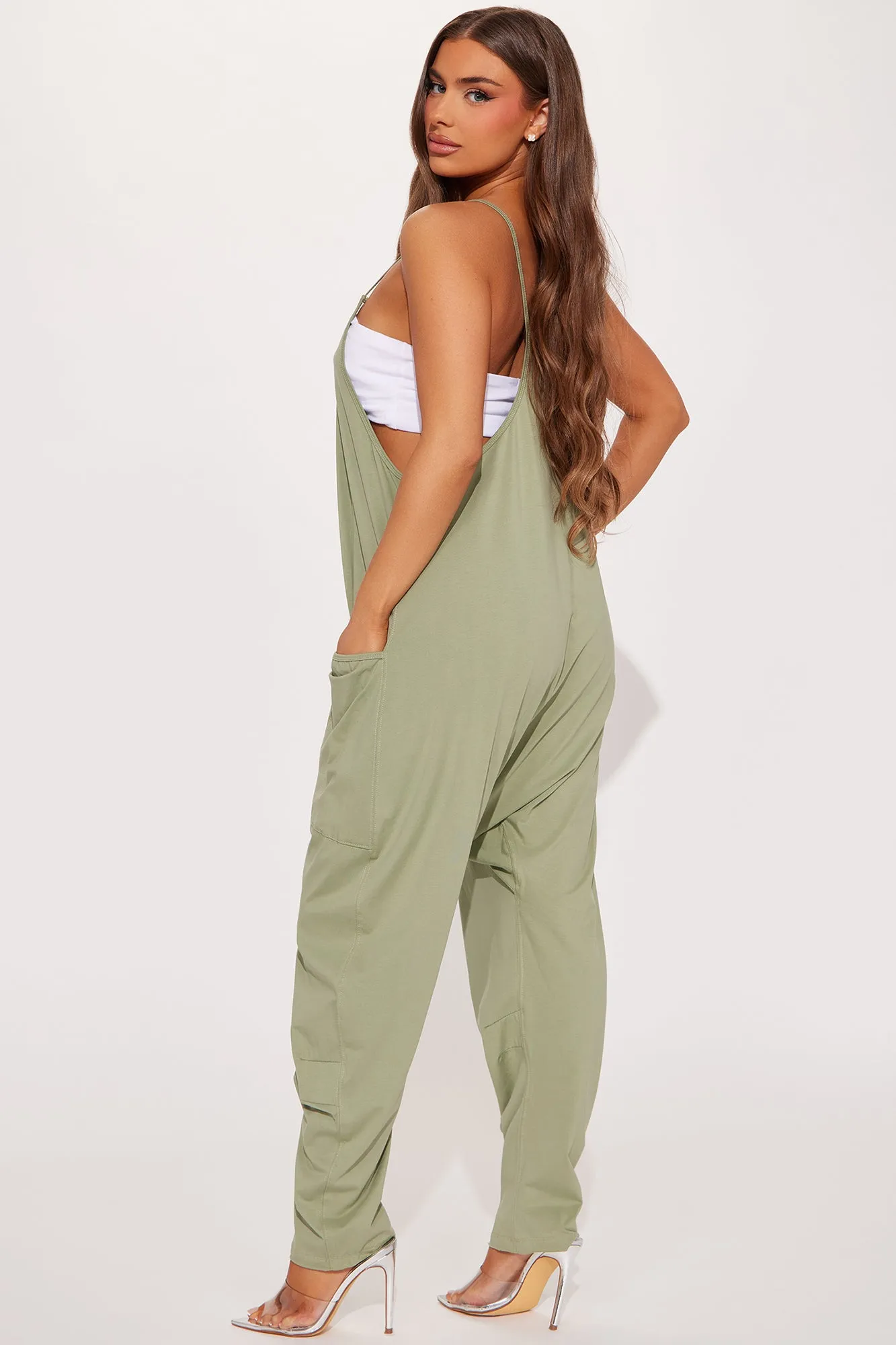 Get You Off My Mind Jumpsuit - Sage sold by Fashion Nova product image thumbnail 3