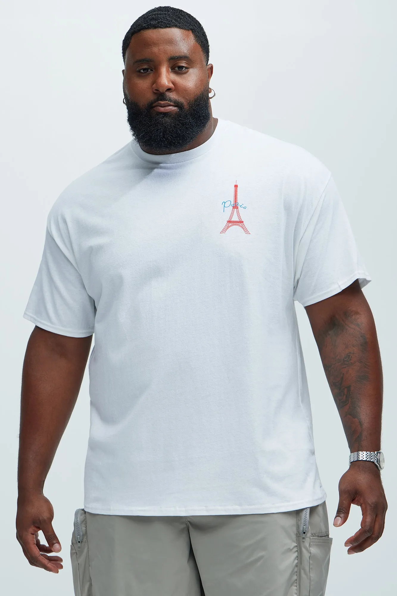 Ville Lumiere Short Sleeve Tee - White sold by Fashion Nova product image thumbnail 5