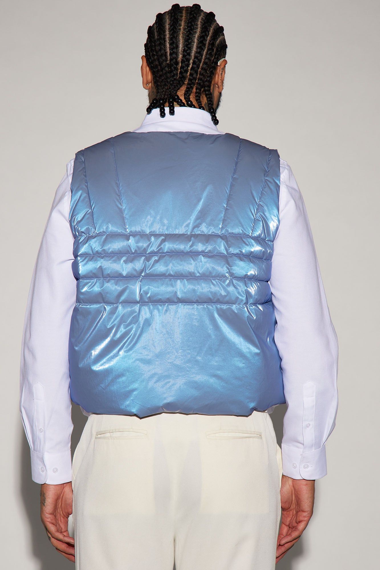 Avalon Cropped Tactical Padded Vest - Blue sold by Fashion Nova product image thumbnail 3