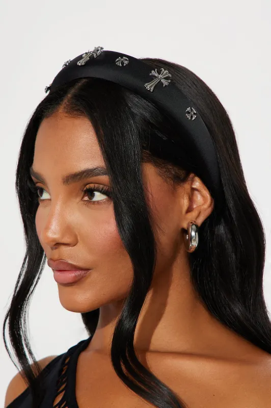 Head Up High Headband - Black sold by Fashion Nova