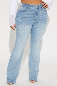 She Stands Out Tummy Control Bootcut Jeans - Medium Wash sold by Fashion Nova