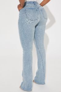 She Stands Out Tummy Control Bootcut Jeans - Medium Wash sold by Fashion Nova
