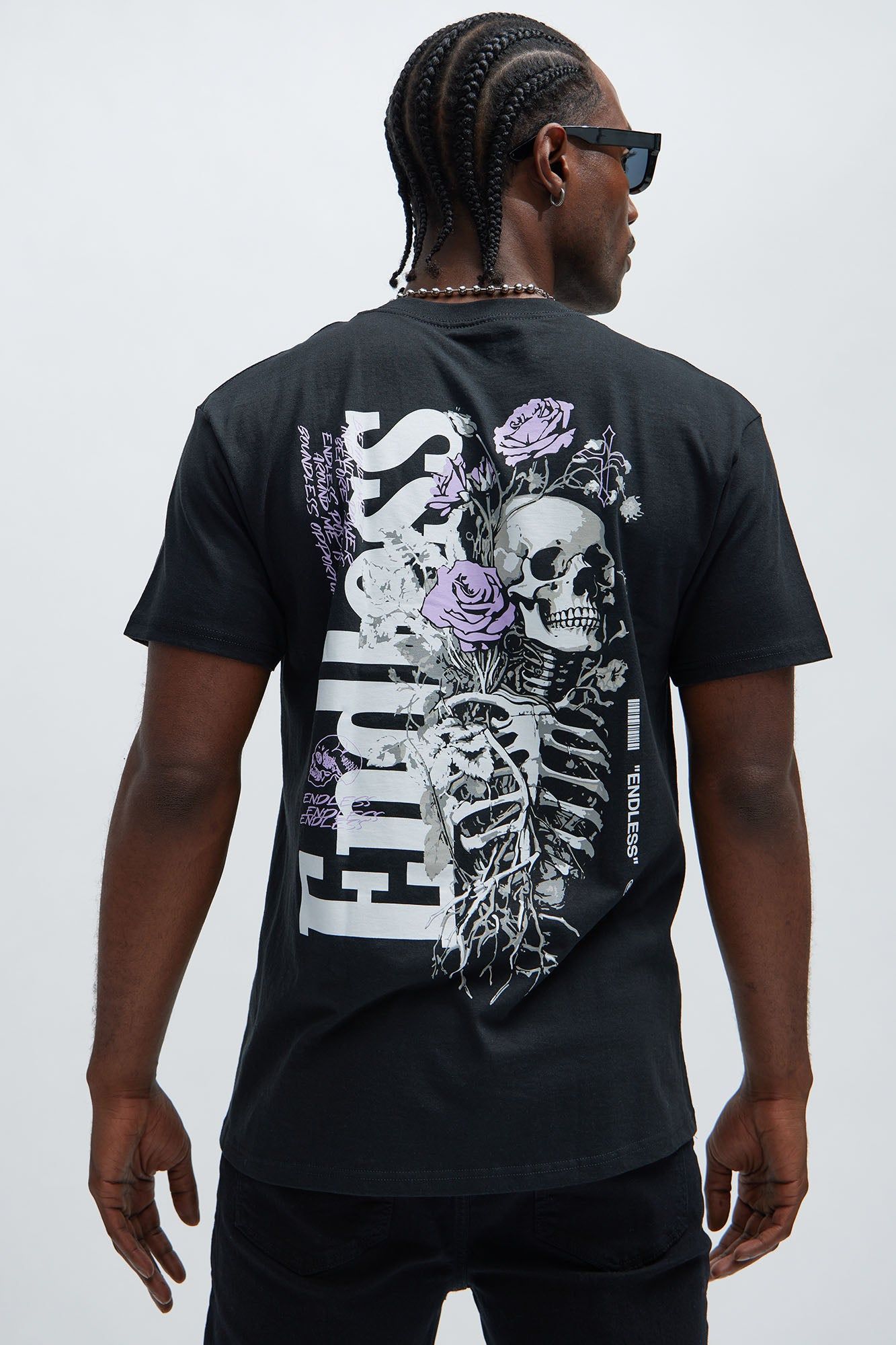 Endless Life Short Sleeve Tee - Black sold by Fashion Nova product image thumbnail 5