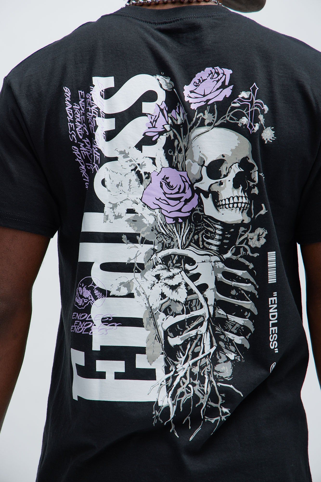 Endless Life Short Sleeve Tee - Black sold by Fashion Nova product image thumbnail 4