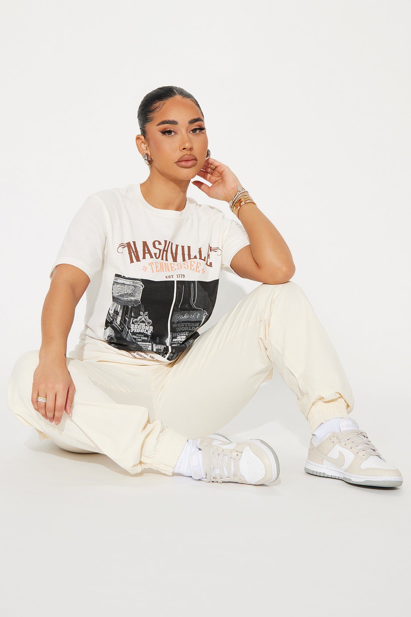 Western World Nashville Graphic Tee - Beige sold by Fashion Nova product image thumbnail 2