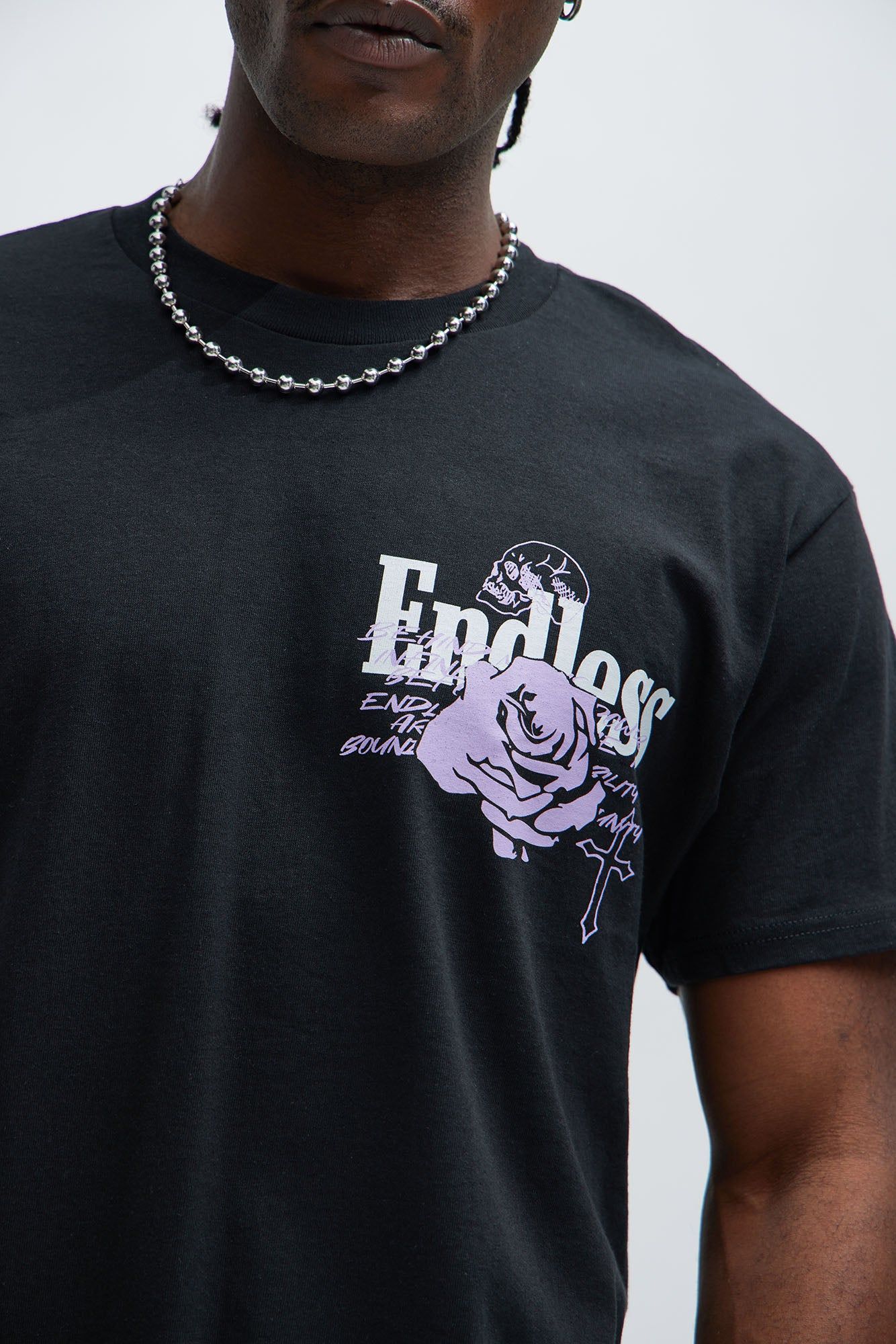 Endless Life Short Sleeve Tee - Black sold by Fashion Nova product image thumbnail 3