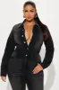 Playing Games Denim Jumpsuit - Charcoal sold by Fashion Nova