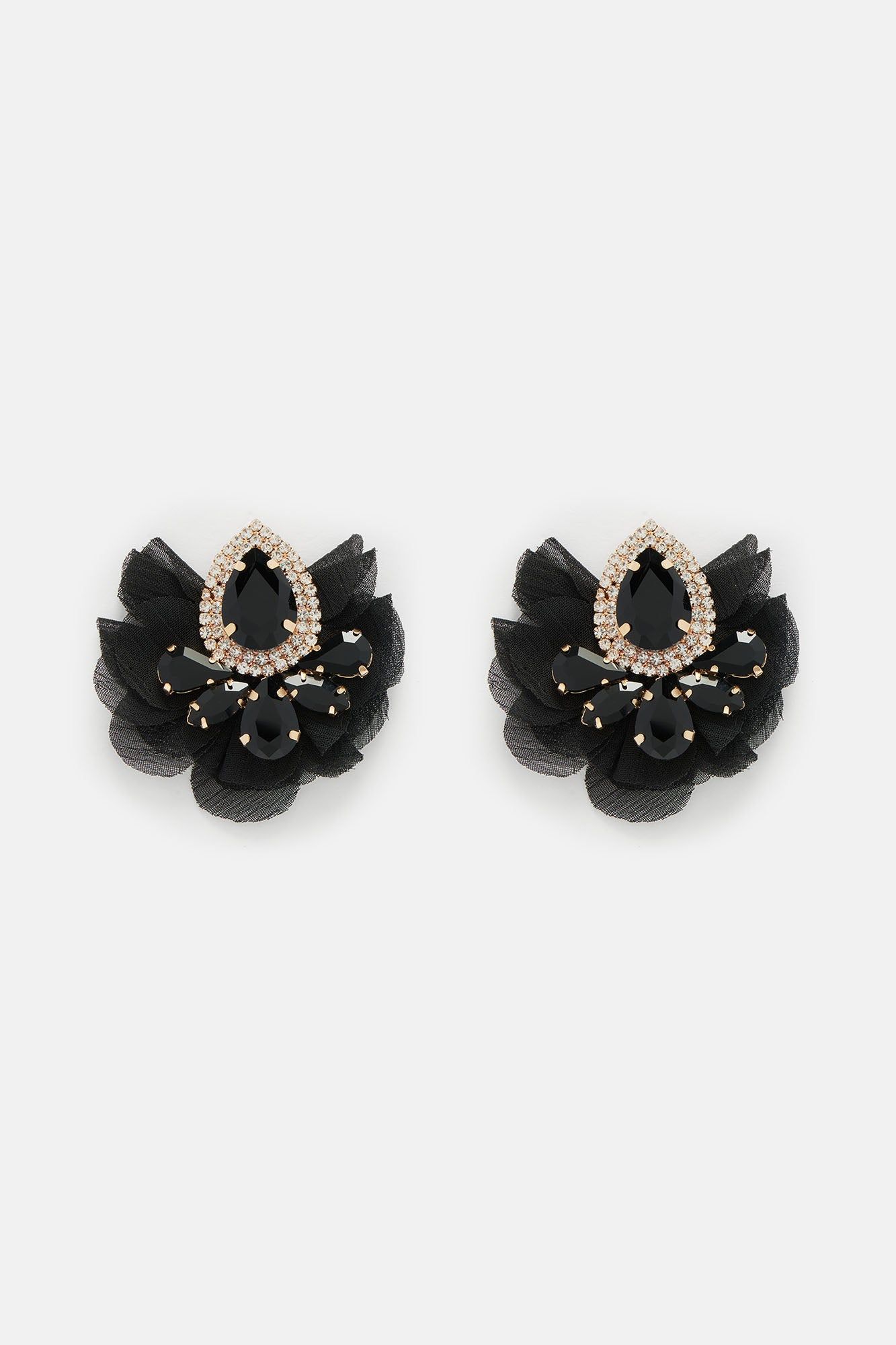 Enchanted Garden Earrings - Gold/Black sold by Fashion Nova product image thumbnail 3