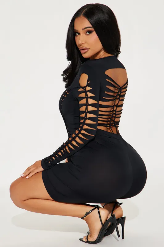 Getting Expensive Romper - Black sold by Fashion Nova