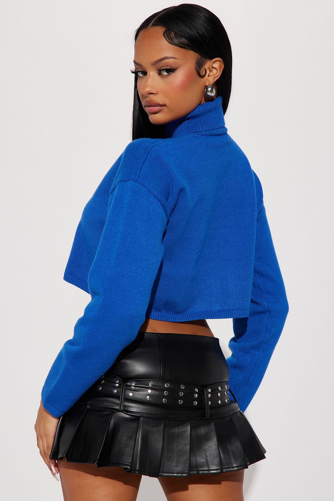 Lolani Turtleneck Sweater - Royal sold by Fashion Nova product image thumbnail 3
