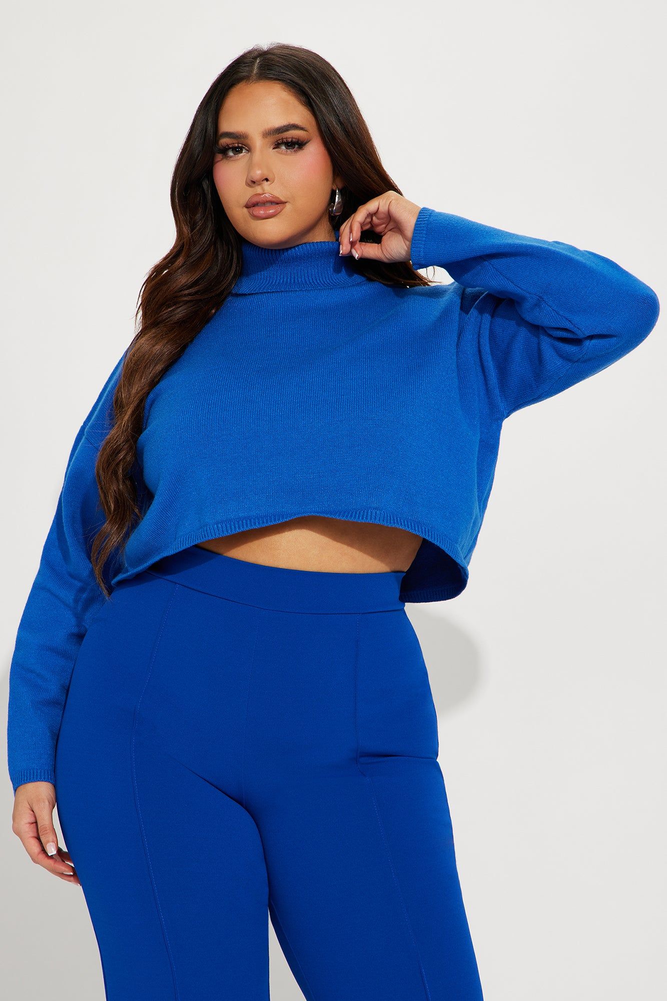 Lolani Turtleneck Sweater - Royal sold by Fashion Nova product image thumbnail 4