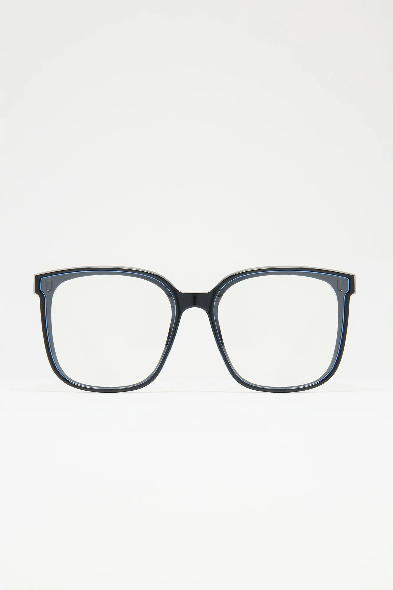 Fantasy Or Fiction Blue Light Glasses - Black sold by Fashion Nova product image thumbnail 3