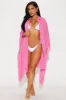 Megan Swim Cover Up Kimono - Hot Pink sold by Fashion Nova