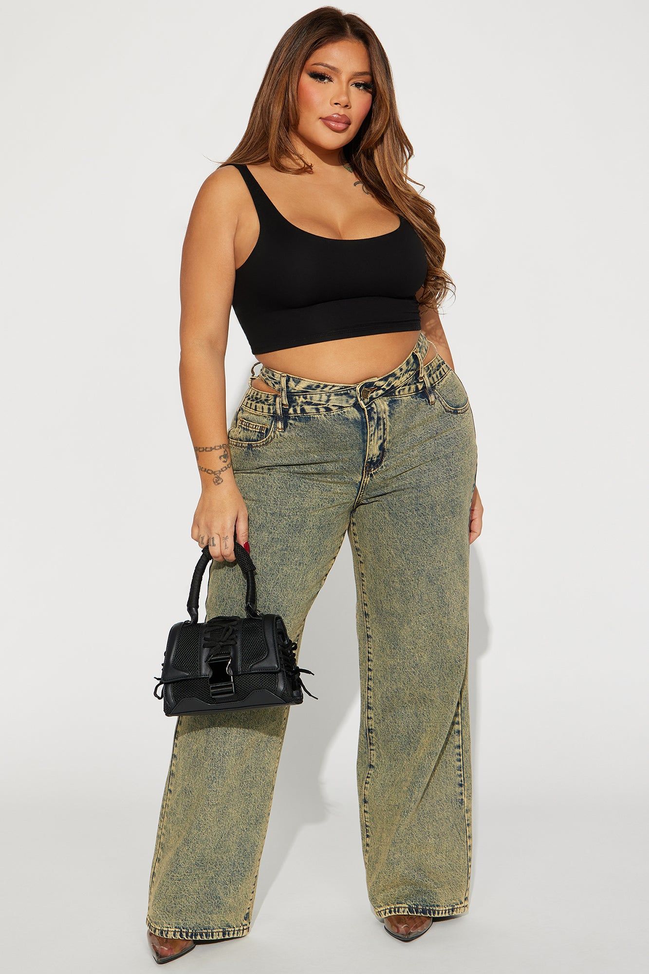 Bitter Sweet Straight Leg Jeans - Vintage Wash sold by Fashion Nova product image thumbnail 5