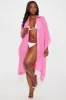 Megan Swim Cover Up Kimono - Hot Pink sold by Fashion Nova