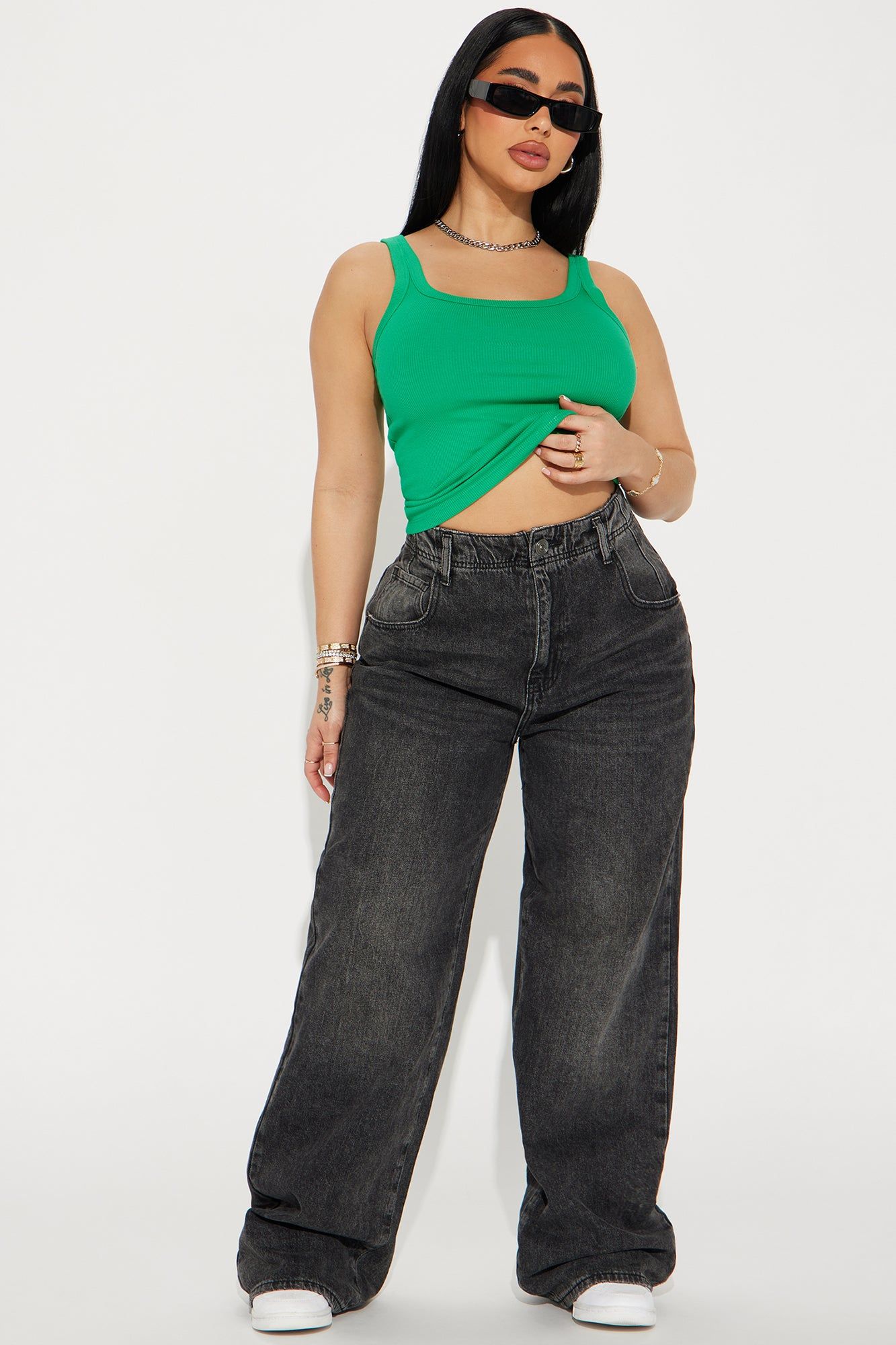 Kennedi Tank Top - Kelly Green sold by Fashion Nova product image thumbnail 2