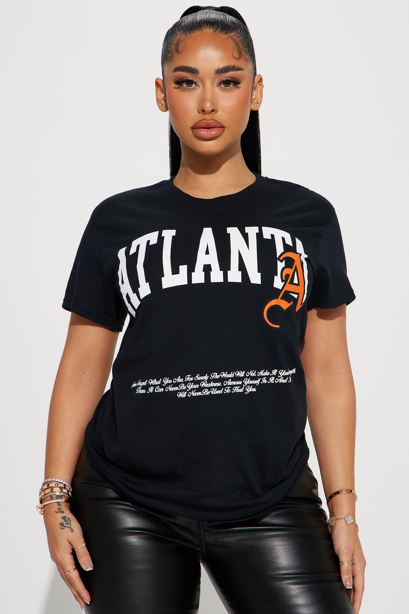 Atlanta Scene Graphic Tee - Black sold by Fashion Nova
