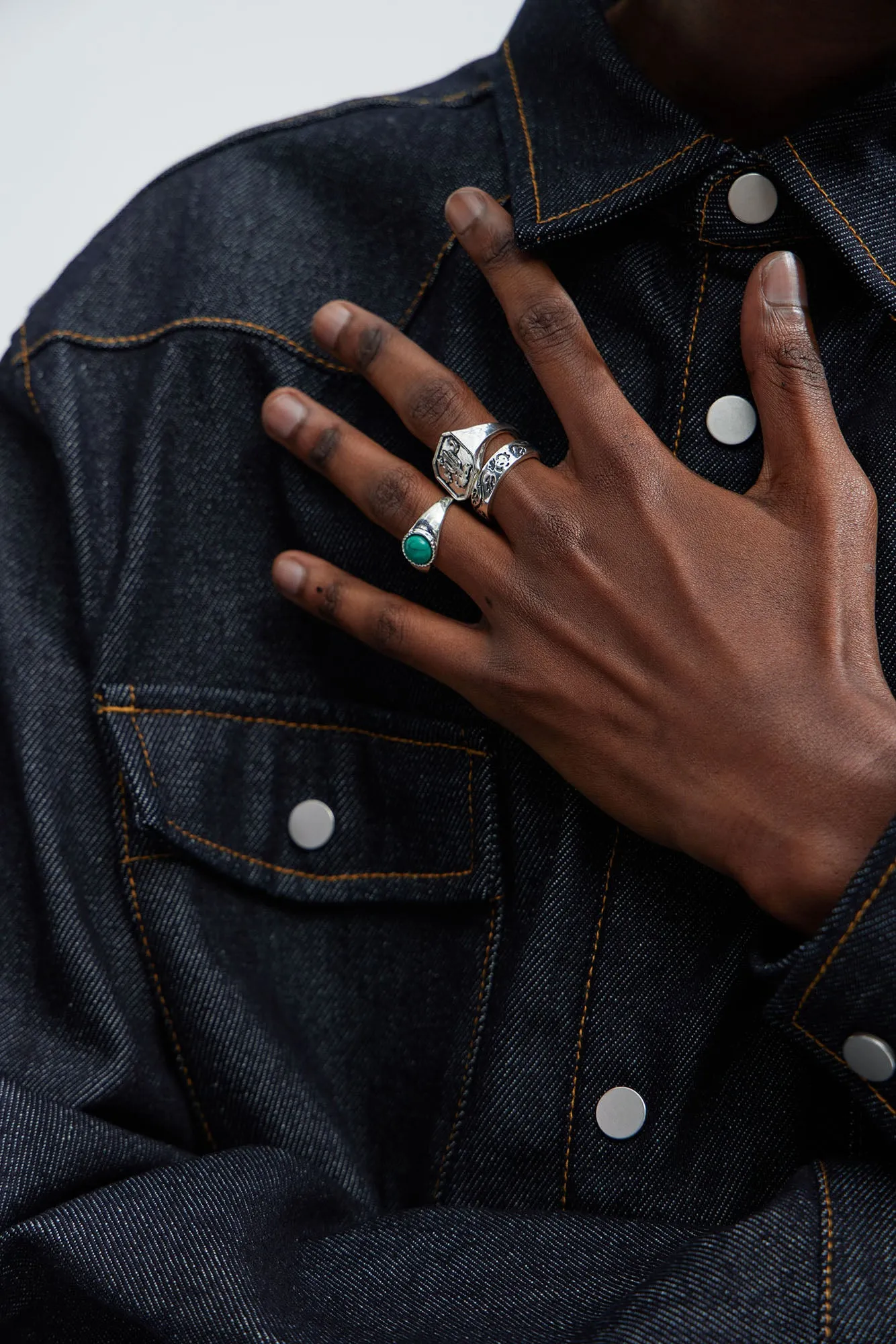 Gobi Desert Ring Set - Turquoise/combo sold by Fashion Nova product image thumbnail 2