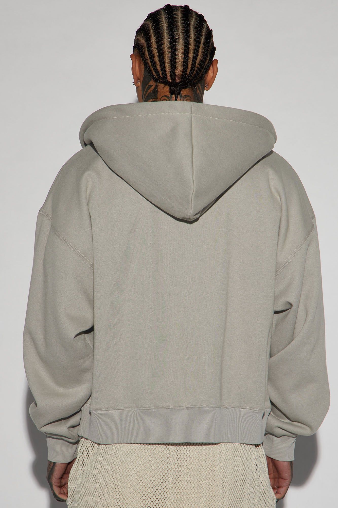 Tyson Heavyweight Zip Up - Grey sold by Fashion Nova product image thumbnail 3