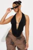 Party On Halter Top - Black sold by Fashion Nova