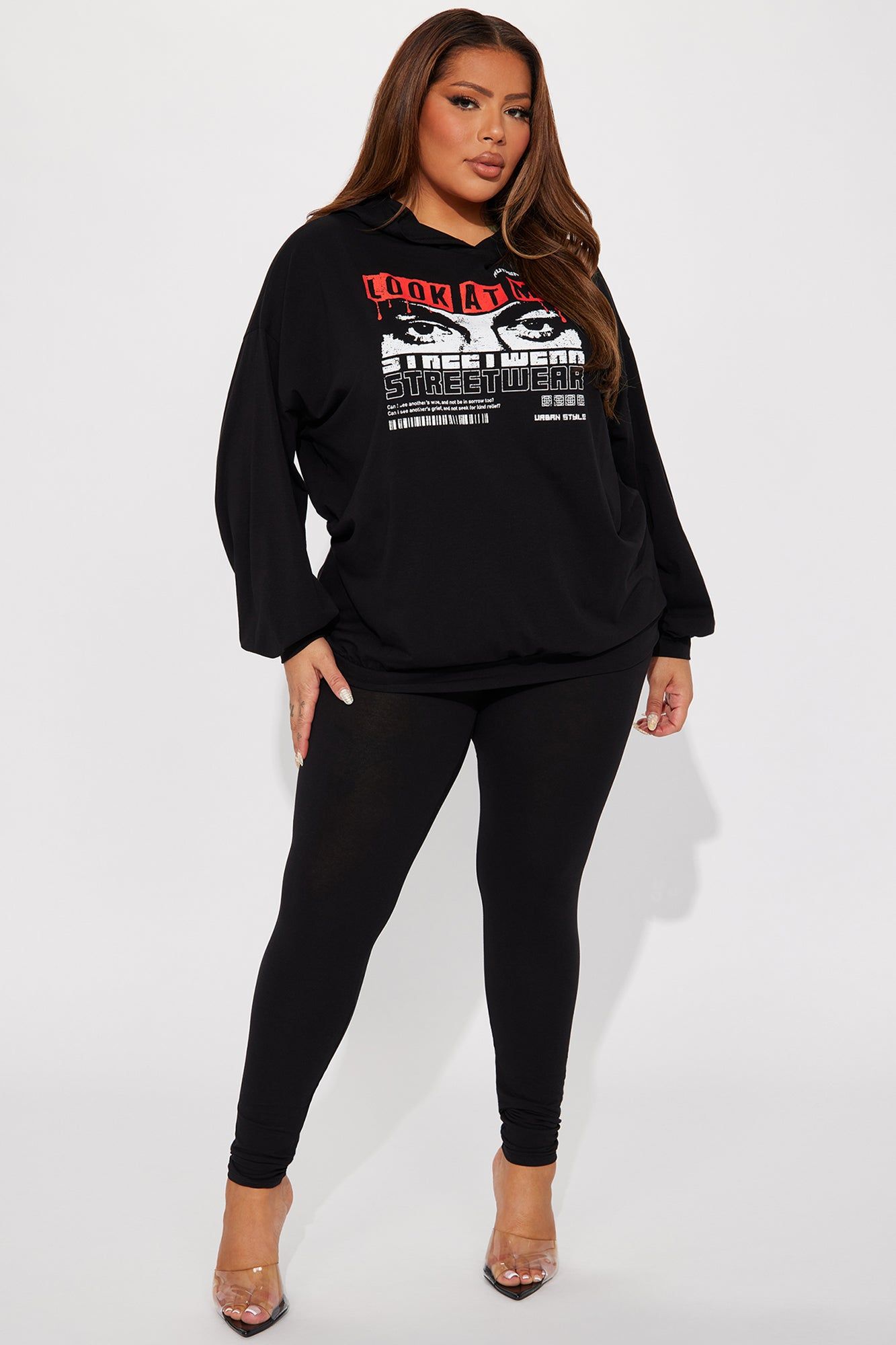 Look At Me Legging Set - Black/Red sold by Fashion Nova product image thumbnail 5