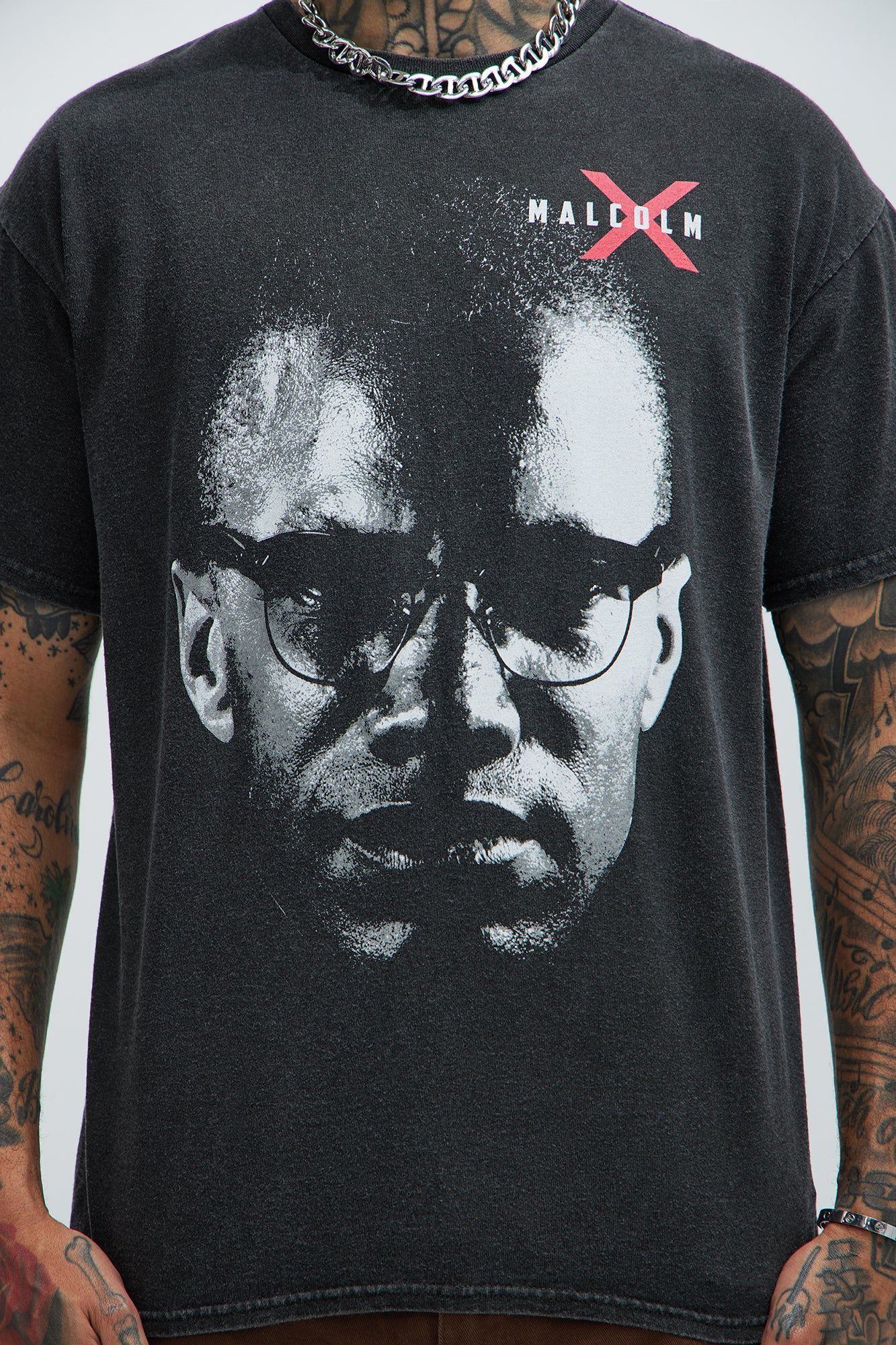 Malcolm X Education Is The Passport To The Future Short Sleeve Tee - Black sold by Fashion Nova product image thumbnail 3