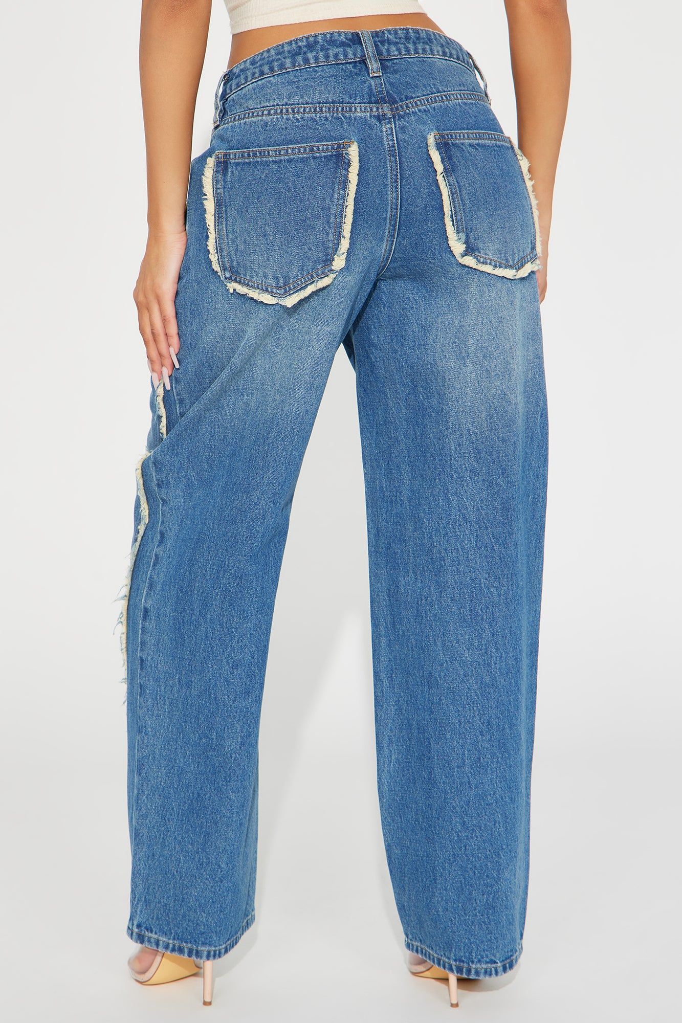 Handle With Care Straight Leg Jeans - Dark Wash sold by Fashion Nova product image thumbnail 3